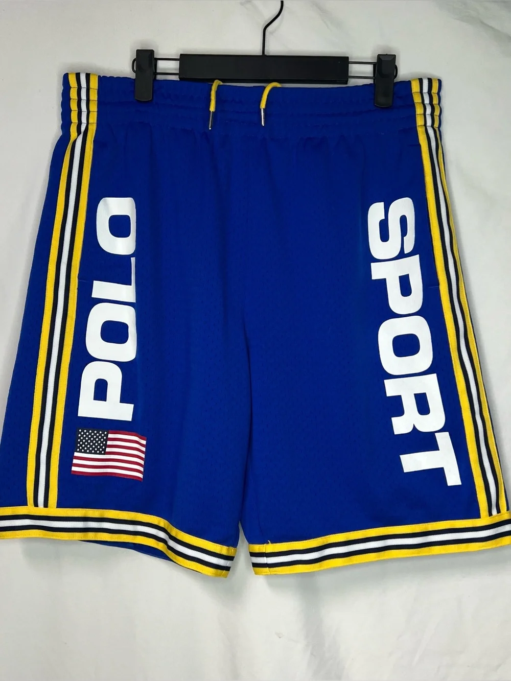 Polo Ralph Lauren Sport Performance Mesh Athletic Shorts Mens Medium Blue